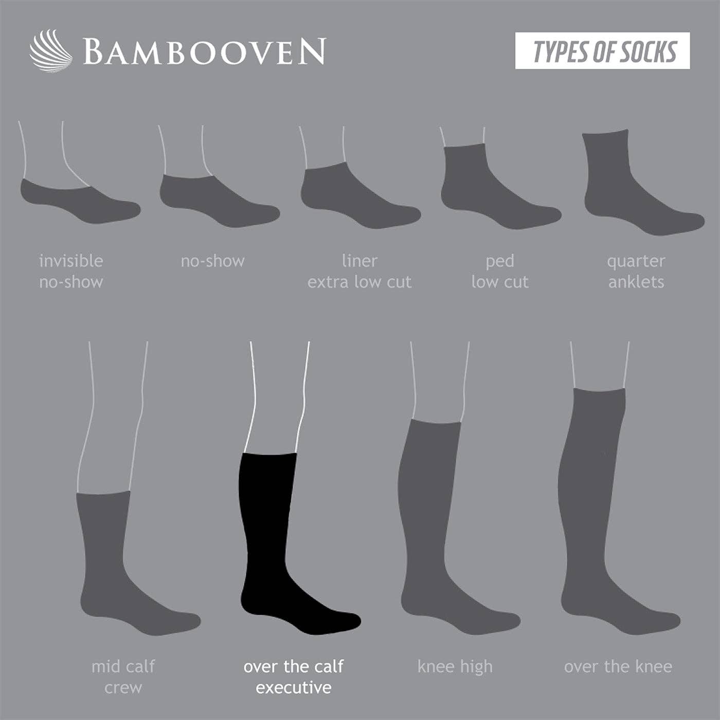 The Savile Six Bamboo Dress Socks