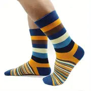 Executive Cotton Stripe Socks