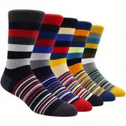 Multi-Color Cotton & Sheer Socks