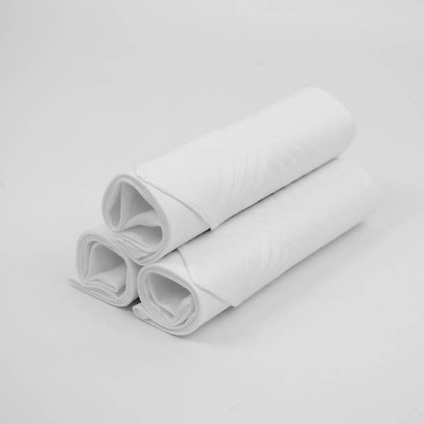 Eliot Grey Classic White Handkerchief Set – Gift Boxed (3-Pack)