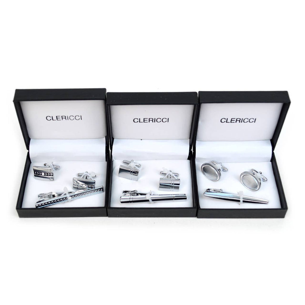 Eliot Grey Executive Cufflink & Tie Bar Set
