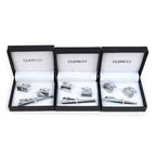 Executive Cufflink and Tie Bar Set with Gift Box