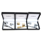 Executive Cufflink and Tie Bar Set with Gift Box
