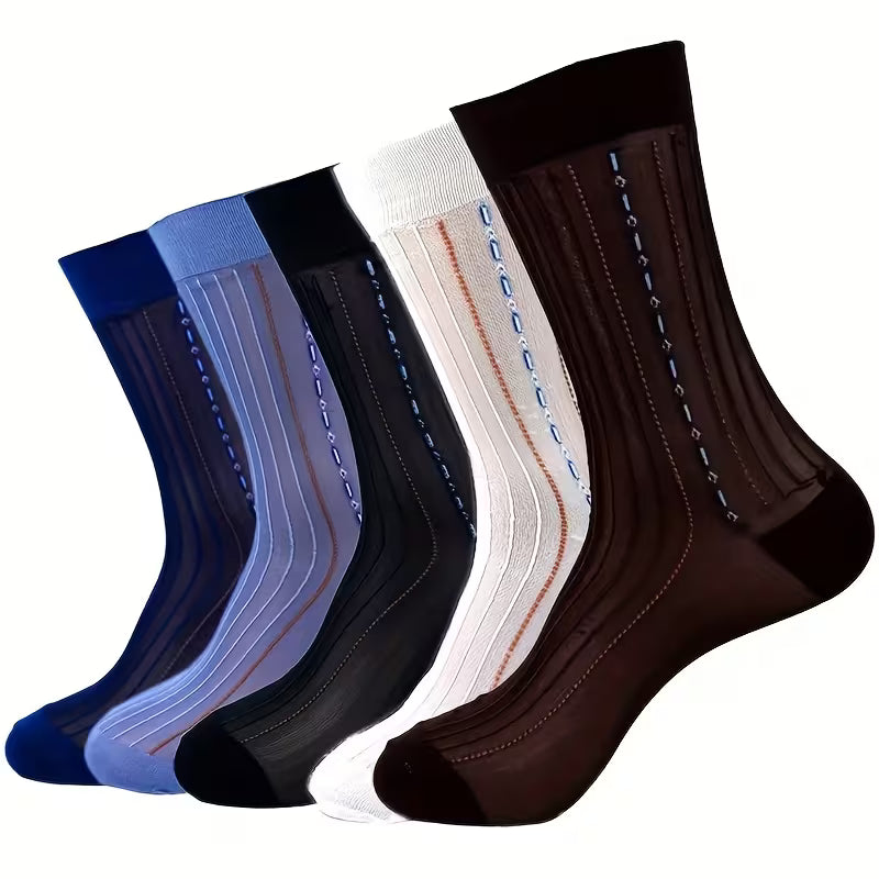 Surprise Me – 5-Pair Colorful Assorted Sheer Socks