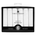 Eliot Grey Classic White Handkerchief Set – Gift Boxed (6-Pack)