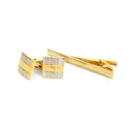 Executive Cufflink and Tie Bar Set with Gift Box