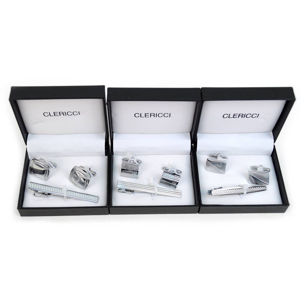 Eliot Grey Executive Cufflink & Tie Bar Set