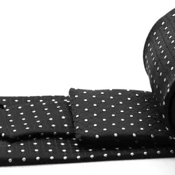 Men’s Wall Street Business Casual Necktie & Hanky Set